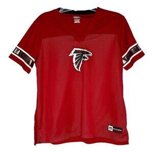 Majestic Shirt Womens XXL Red Black Atlanta‎ Falcons NFL Draft Me Jersey Sports
